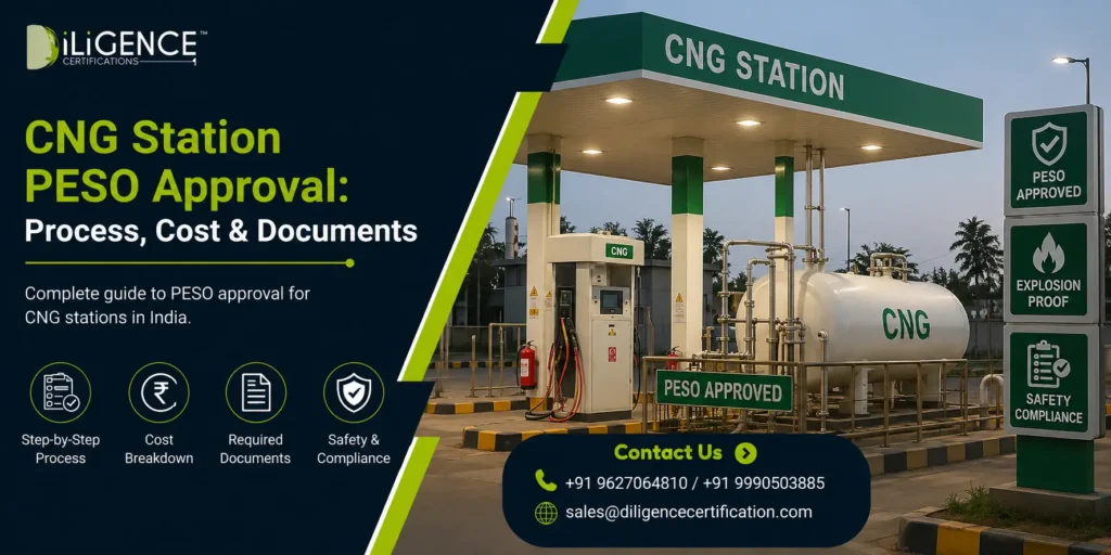 CNG Station PESO Approval Process, Cost & Documents