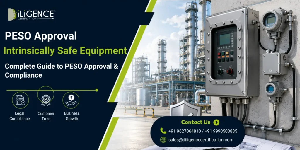 PESO Approval for Intrinsically Safe Equipment in India – Industrial Hazardous Area Electrical Equipment Compliance and Certification.