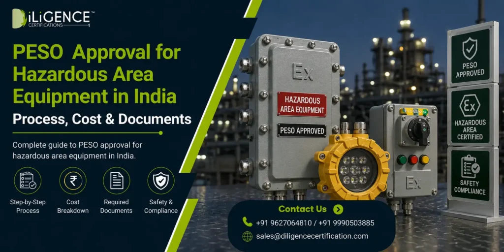 PESO Approval for Hazardous Area Equipment in India
