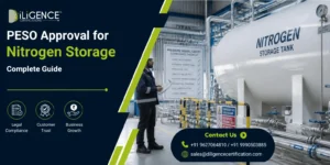 PESO Approval for Nitrogen Storage in India with industrial pressure vessel and safety compliance inspection