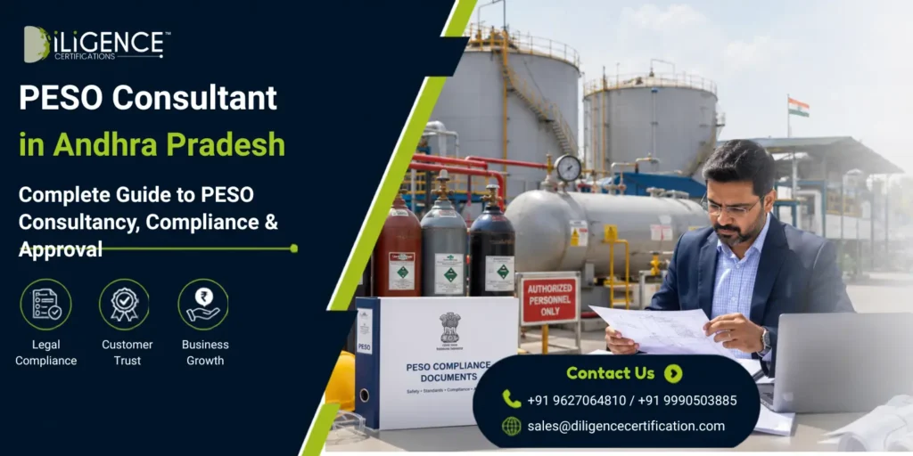 PESO Consultant in Andhra Pradesh – industrial compliance and regulatory consultancy banner.