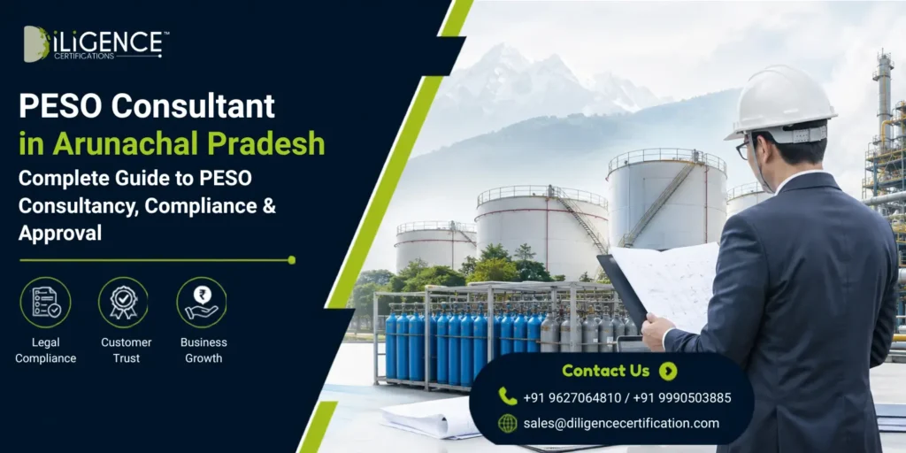PESO Consultant in Arunachal Pradesh – industrial compliance and regulatory consultancy banner.
