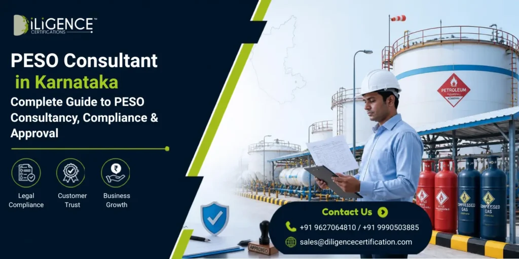 PESO Consultant in Karnataka – industrial compliance and regulatory consultancy banner.