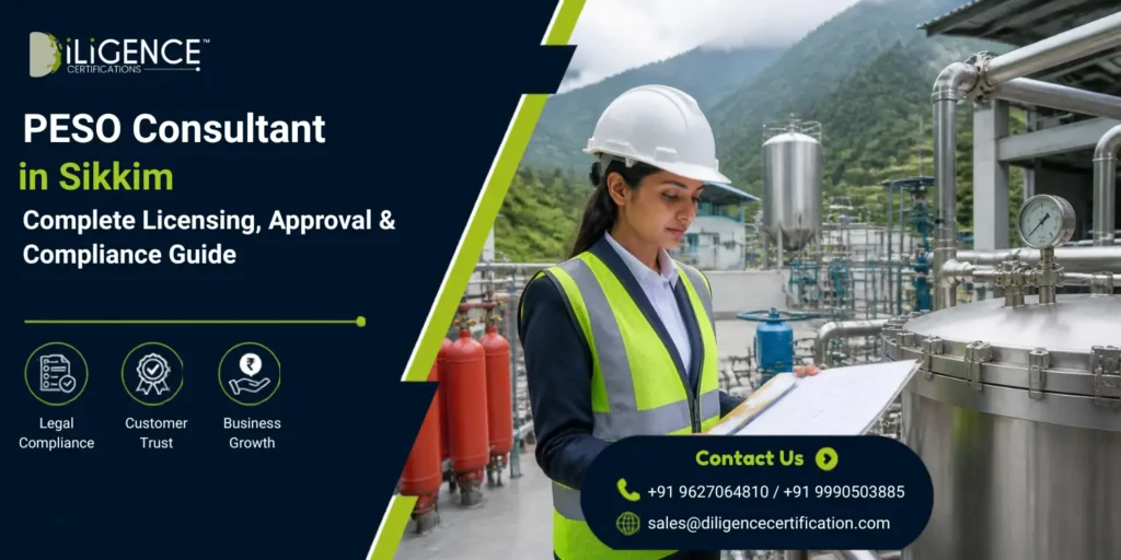 PESO Consultant in Sikkim reviewing industrial compliance documents