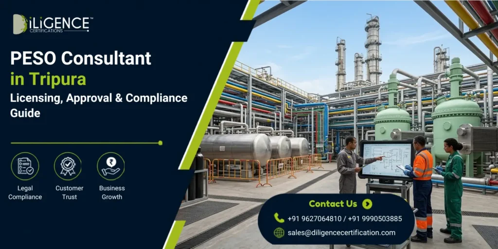 PESO Consultant in Tripura for licensing, industrial gas, LPG, pressure vessel and compliance support
