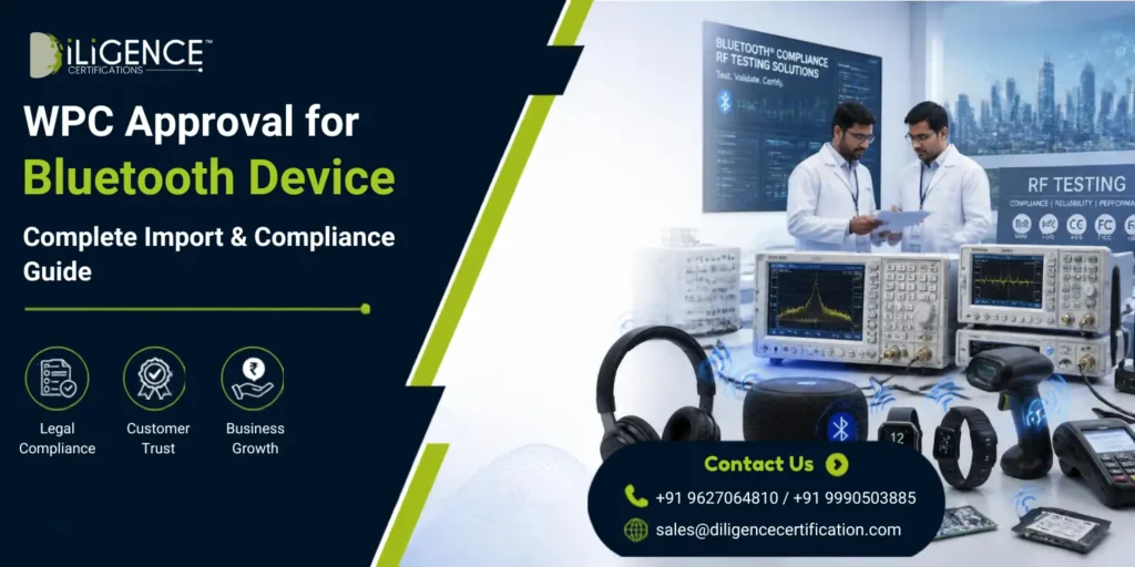 WPC Approval for Bluetooth Device RF testing and wireless compliance in India