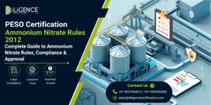 Ammonium Nitrate Rules 2012 compliance, approval, storage, transportation and safety requirements in India
