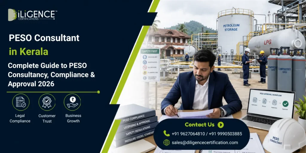 PESO Consultant in Kerala providing petroleum and industrial safety compliance consultancy, licensing, documentation, inspection, and approval support.
