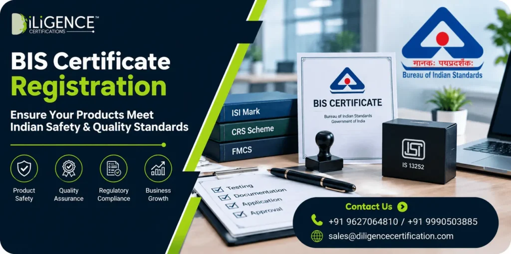 BIS Certificate Registration in India for product safety and quality compliance.
