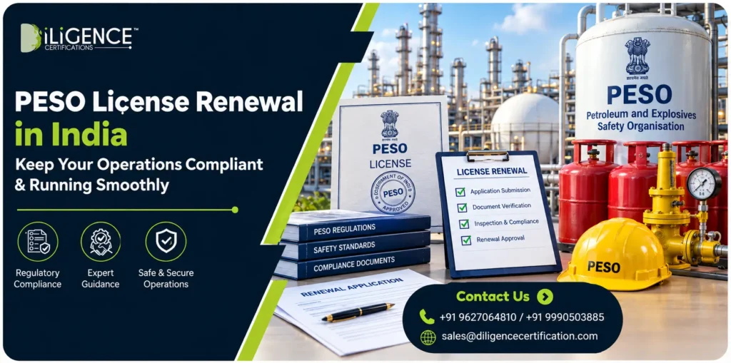 PESO License Renewal Process in India 2026