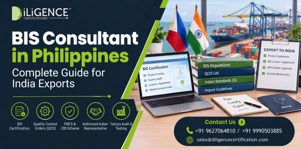 BIS Consultant in Philippines: Complete Guide for India Exports