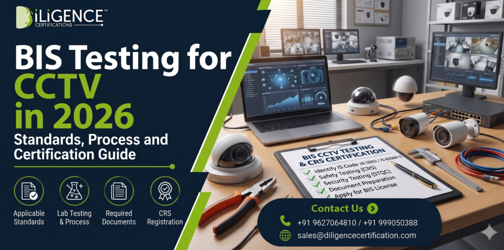 BIS Testing for CCTV Cameras Types of Tests, Standards and Certification Requirements