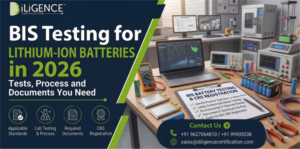 BIS Testing for Lithium-Ion Batteries Tests, Process and Documents You Need in 2026