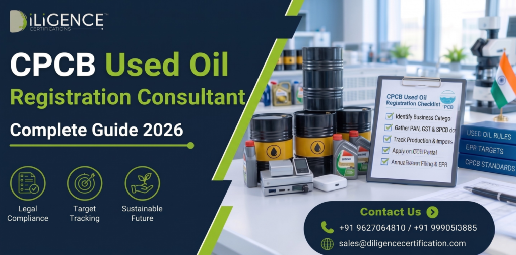 CPCB Used Oil Registration Consultant
