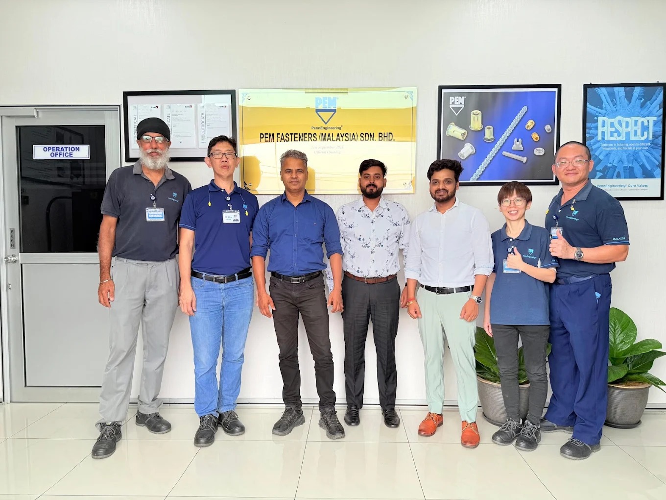 Compliance site visit at PEM Fasteners Malaysia